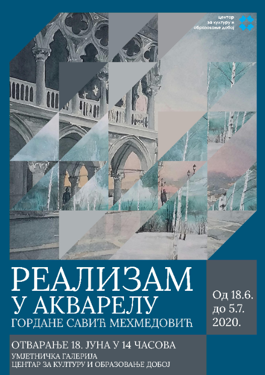 svečano otvaranje izložbe „Realizam u akvarelu”, autorke Gordane Savić Mehmedović