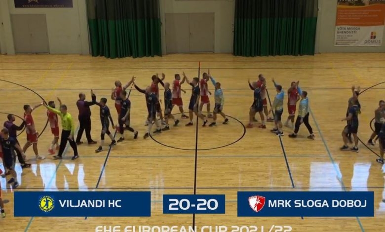DOBOJ: Rezultatska klackalica Viljandija i Sloge, bez prednosti pred revanš