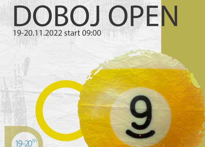 FOTO: Dobojski Info | BILIJAR KLUB „SPORTS PUB“ NAJAVLJUJE: &quot;Doboj Open 9 ball 2022&quot;