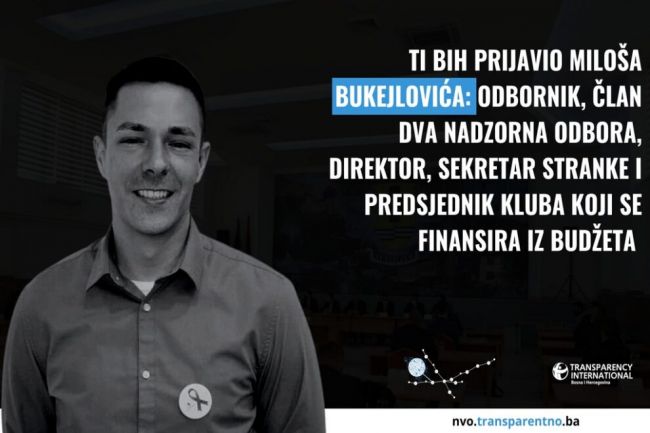 FOTO: Ilustracija | TI BIH PRIJAVIO MILOŠA BUKEJLOVIĆA ZBOG SUKOBA INTERESA: U isto vrijeme odbornik, član dva nadzorna odbora, direktor, sekretar stranke i predsjednik kluba koji se finansira iz budžeta