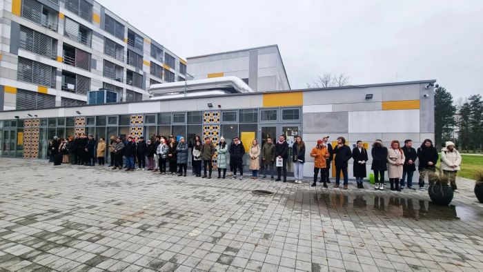 FOTO: BUKA | Banjalučki studenti stali uz svoje kolege u Srbiji!