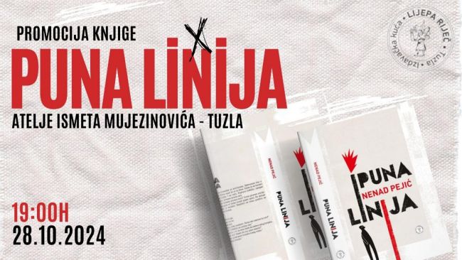 FOTO: Dobojski Info | Promocija knjige "Puna Linija" Nenada Pejića u Tuzli