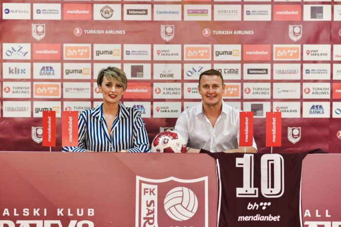 FK SARAJEVO DOBIO POJAČANJE: Meridianbet uz bordo porodicu