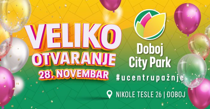 FOTO: Dobojski Info | VELIKO OTVARANJE NAJVEĆEG RETAIL PARKA U BiH – 28.11.2024.