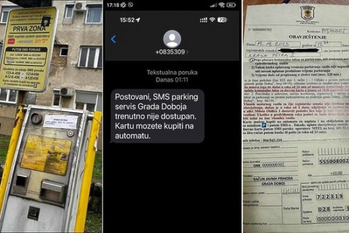 DOBOJ: Dobila kaznu za parking iako ga nije mogla platiti ni SMS-om ni na automatu