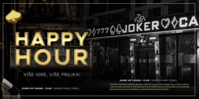 FOTO: Dobojski Info | Joker VIP Casino - Happy Hour / svaka dva sata!