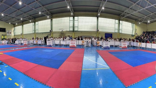 FOTO: Dobojski Info | KARATE SPEKTAKL: 23. izdanje "DOBOJ OPEN 2023" okuplja 700 takmičara iz regiona