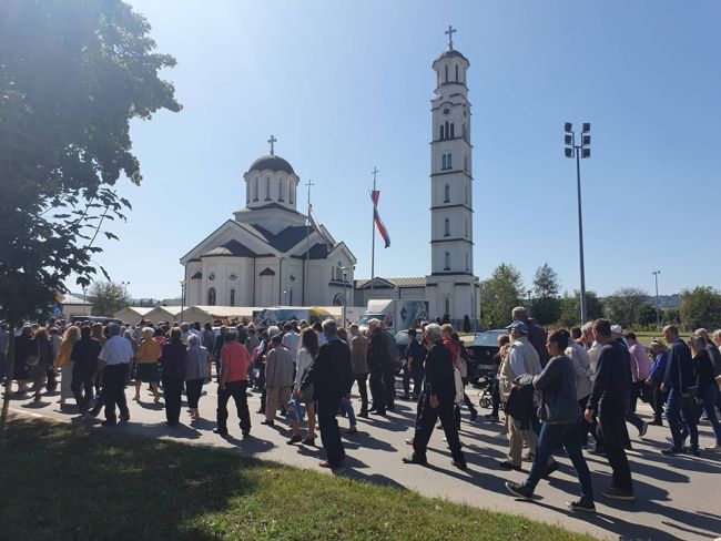 FOTO: Dobojski Info | DOBOJ: Saborni spomen-hram proslavlja krsnu slavu Malu Gospojinu