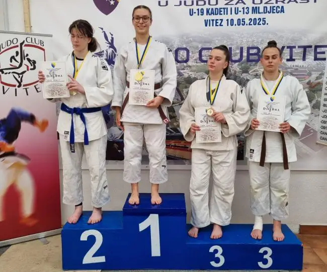 FOTO: Dobojski Info | Jelena Blagojević prvakinja BiH u džudou