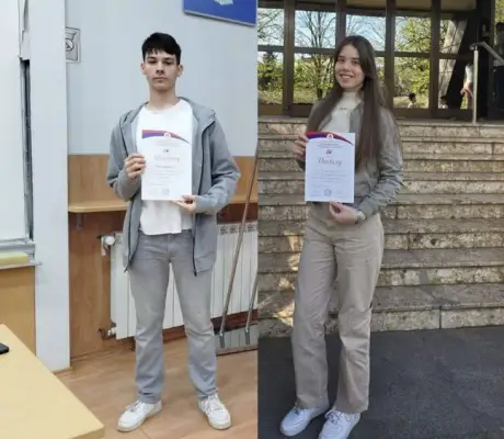 DOBOJ PONOSAN: Dva gimnazijalca predstavljaju svoj grad na državnom takmičenju iz matematike i informatike