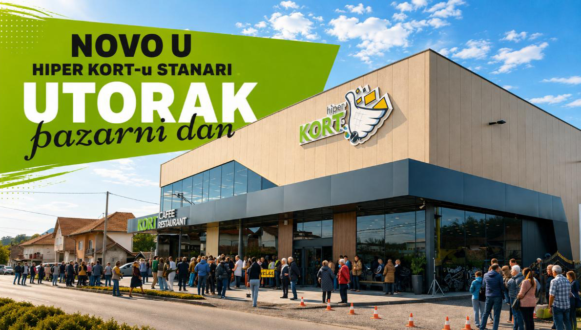 STANARI: Utorak pazarni dan u Hiper KORT-u donosi povoljne cijene za svakodnevnu kupovinu