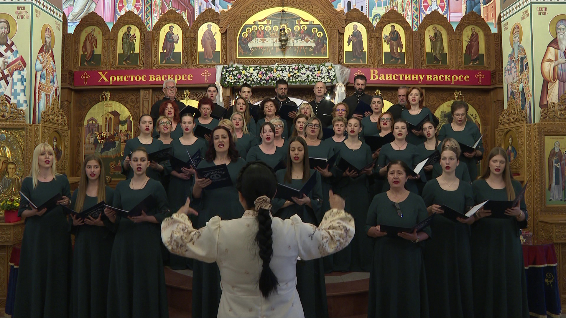 DOBOJ: Održan vaskršnji koncert hora „Bogoljublje“ u Spomen-hramu Rođenja Presvete Bogorodice
