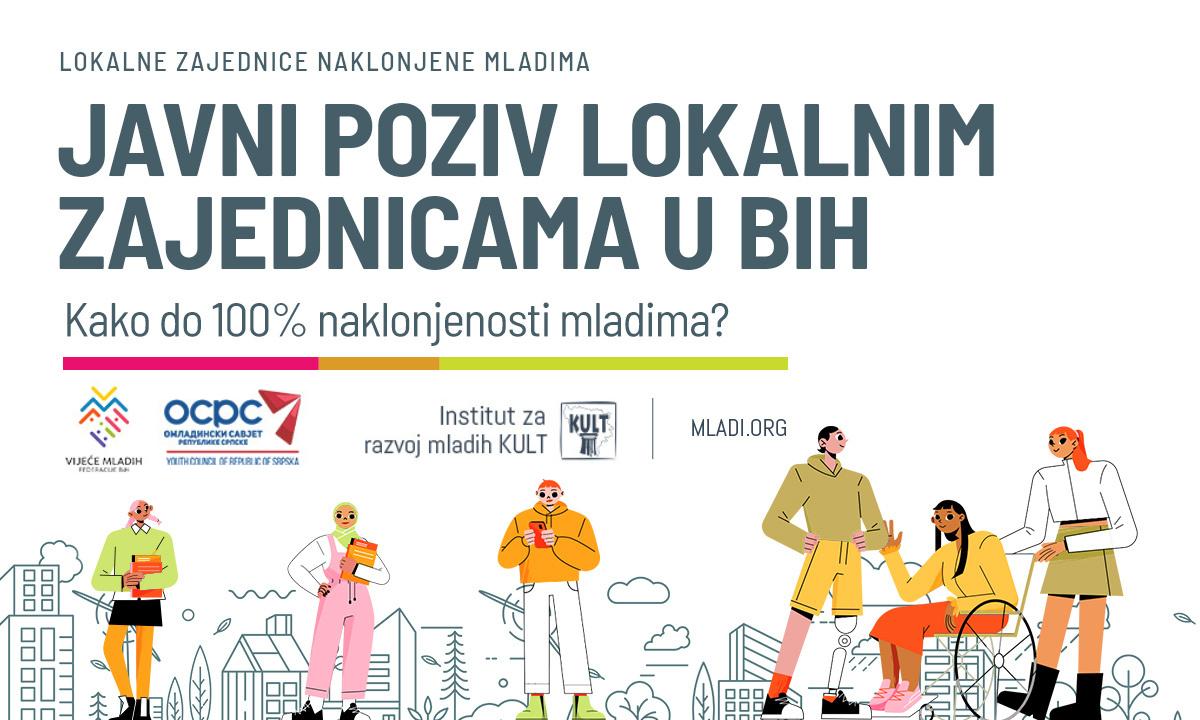 Otvoren javni poziv za lokalne zajednice naklonjene mladima