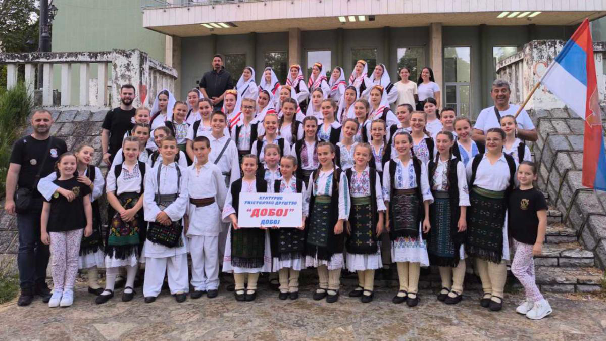 (VIDEO) DOBOJ: KUD „Doboj“ osvojio drugo mjesto na festivalu „Mali zlatni opanak“ u Valjevu