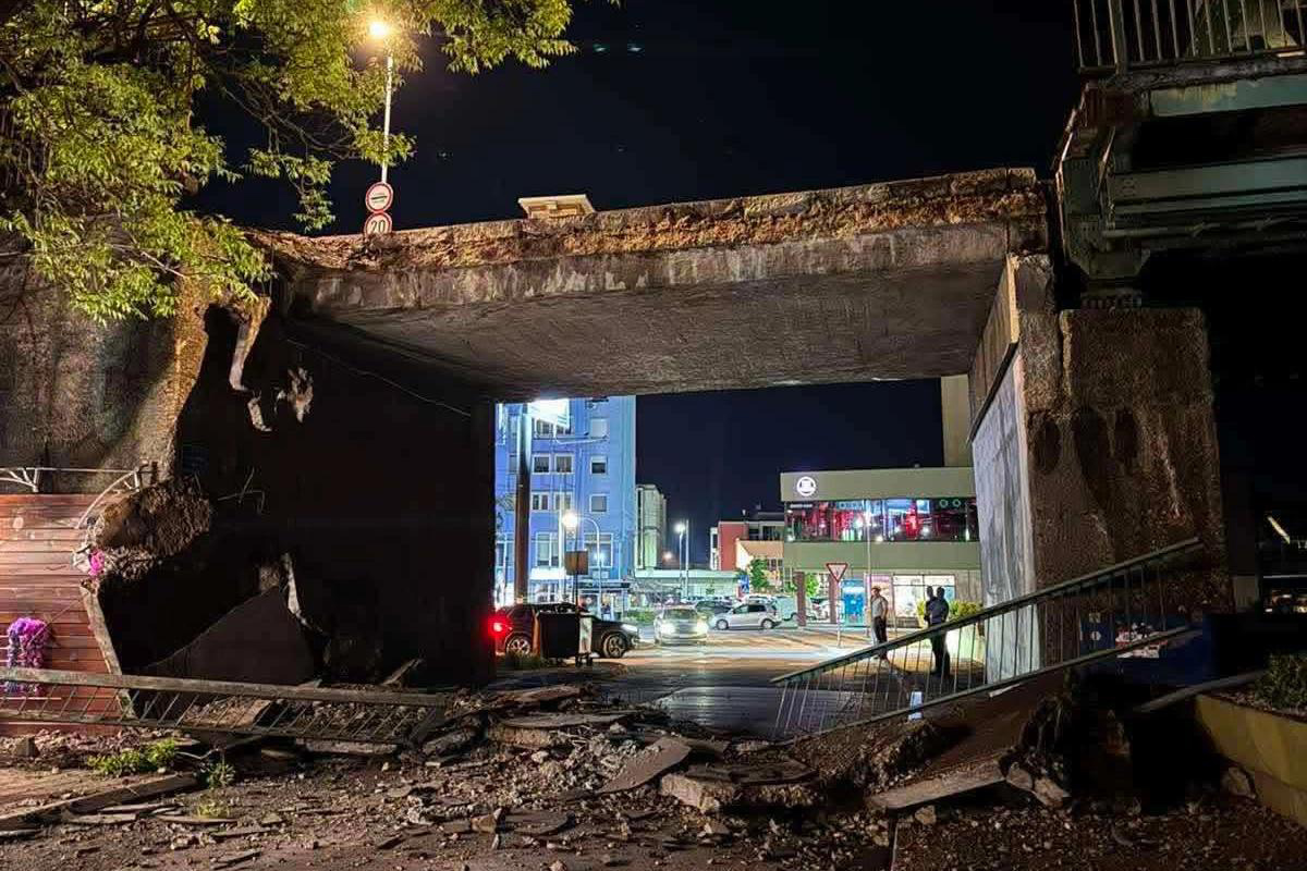 GP GRADIŠKA: Granični prelaz zatvoren zbog urušavanja dijela mosta