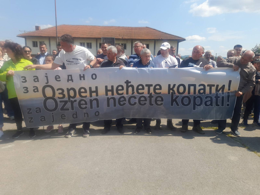 Mještani Ozrena: Nećemo istraživanja ni rudarenje!