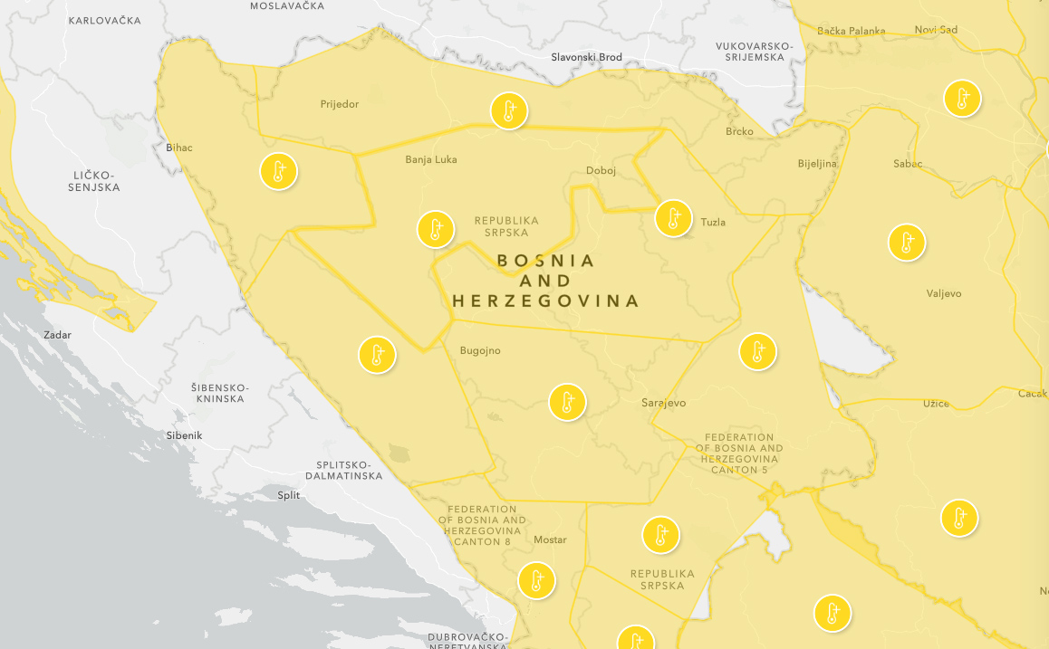 Toplotni talas: RHMZ RS izdao upozorenje za cijelu Republiku Srpsku