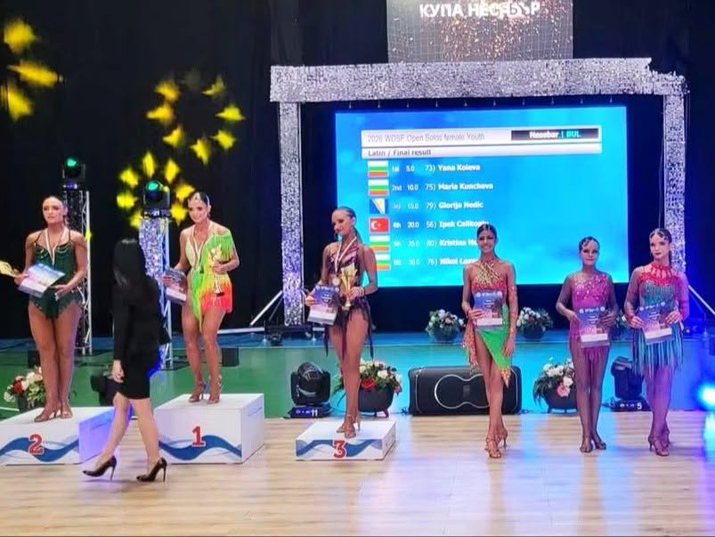 DOBOJ: Glorija Nedić osvojila bronzu na WDSF svjetskom ranking takmičenju