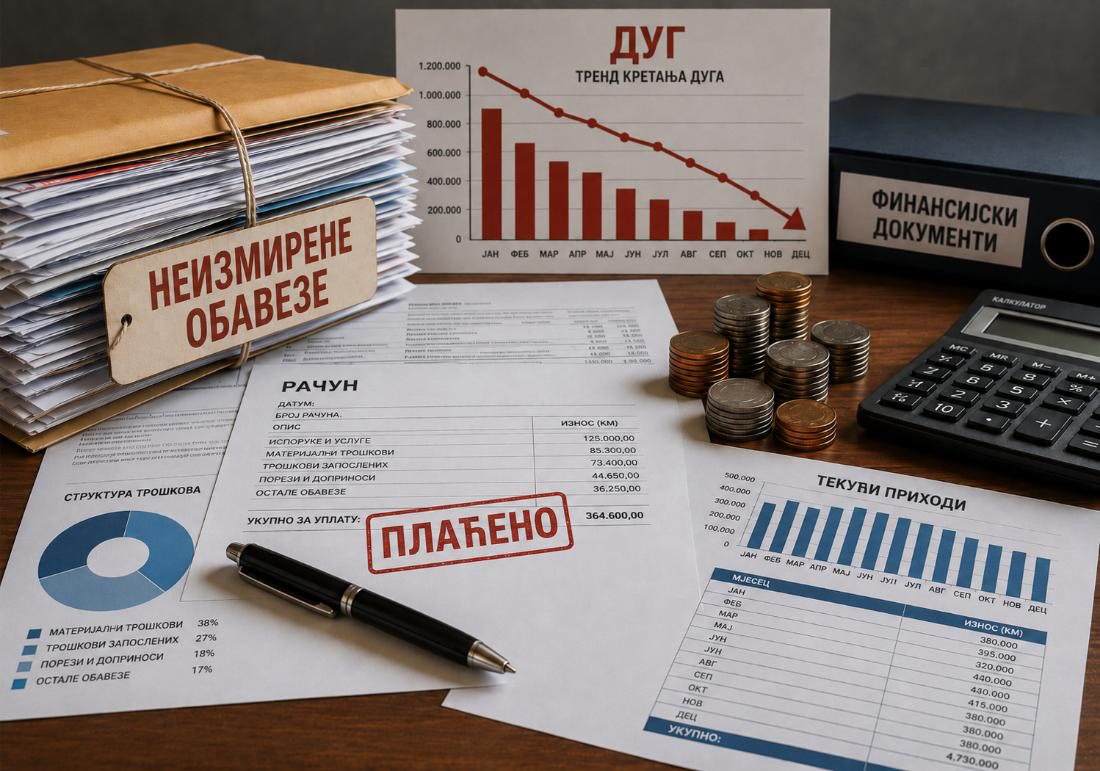 ODAKLE DUG OD 6,08 MILIONA KM: Grad iz ovogodišnjih prihoda plaća obaveze prenesene iz ranijeg perioda