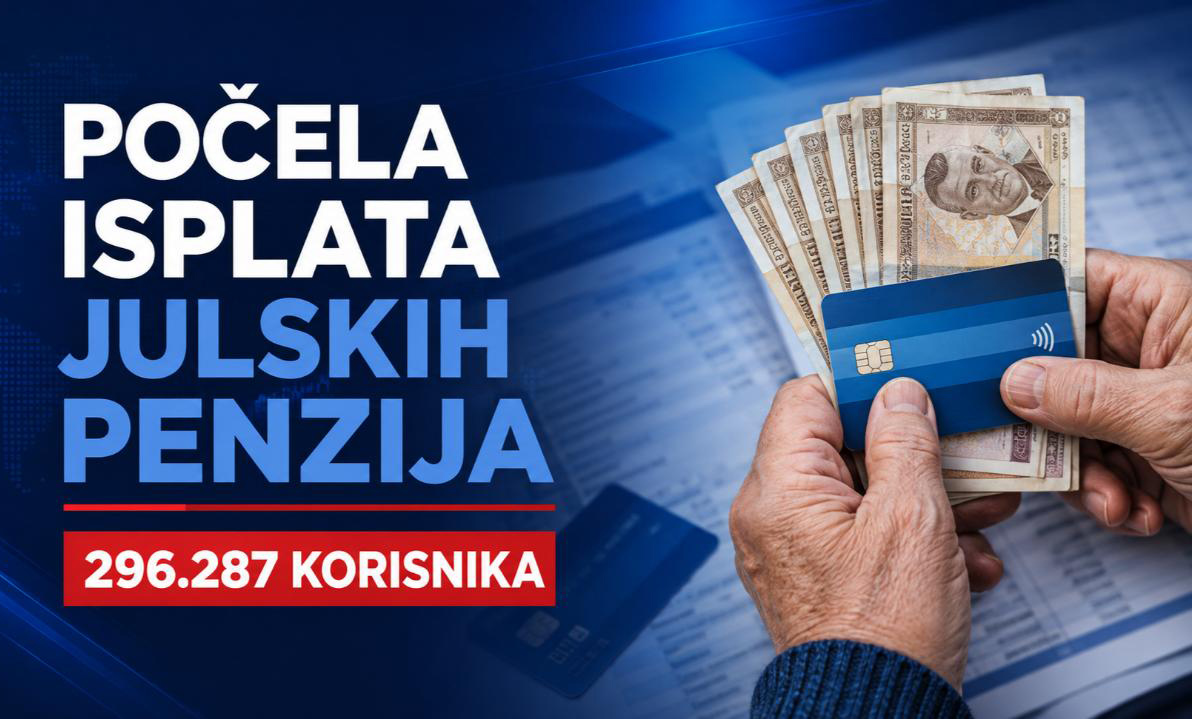 DOBOJ: Počela isplata julskih penzija