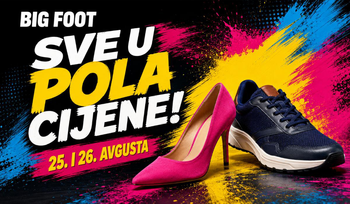 SAMO DVA DANA U DOBOJU: U prodavnici Big Foot sve u pola cijene!