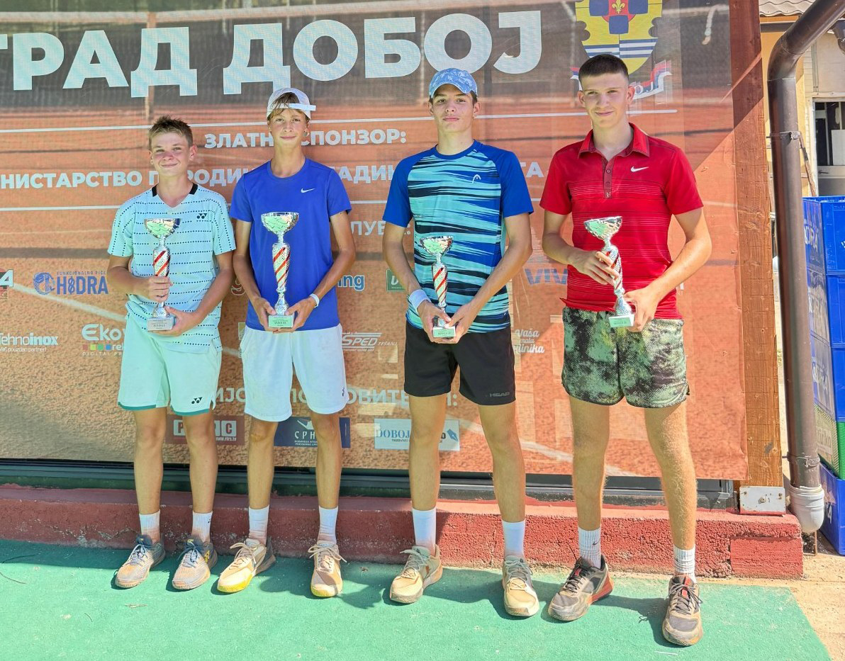 DOBOJ OPEN 2026: Danas finala singla, Motušić protiv Sanžarulija, Kukrik protiv Jovanovićeve