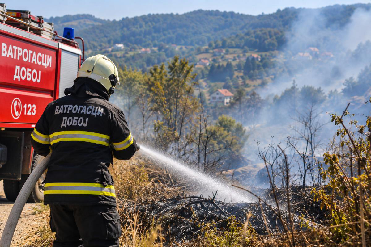 DOBOJ: Pod kontrolom požari u Skipovcu i Osojnici