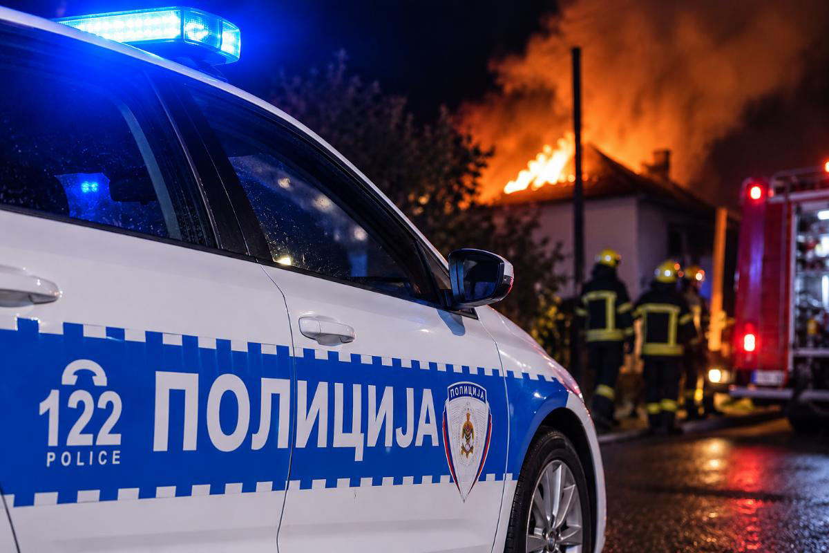 DOBOJ: Dvije osobe uhapšene nakon fizičkog sukoba, jedna povrijeđena u požaru kuće