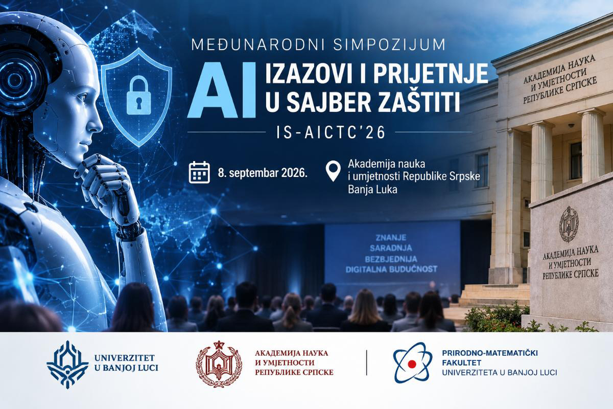 Međunarodni stručnjaci o AI i sajber bezbjednosti: Simpozijum u Banjoj Luci okuplja istraživače iz zemlje, regiona i svijeta