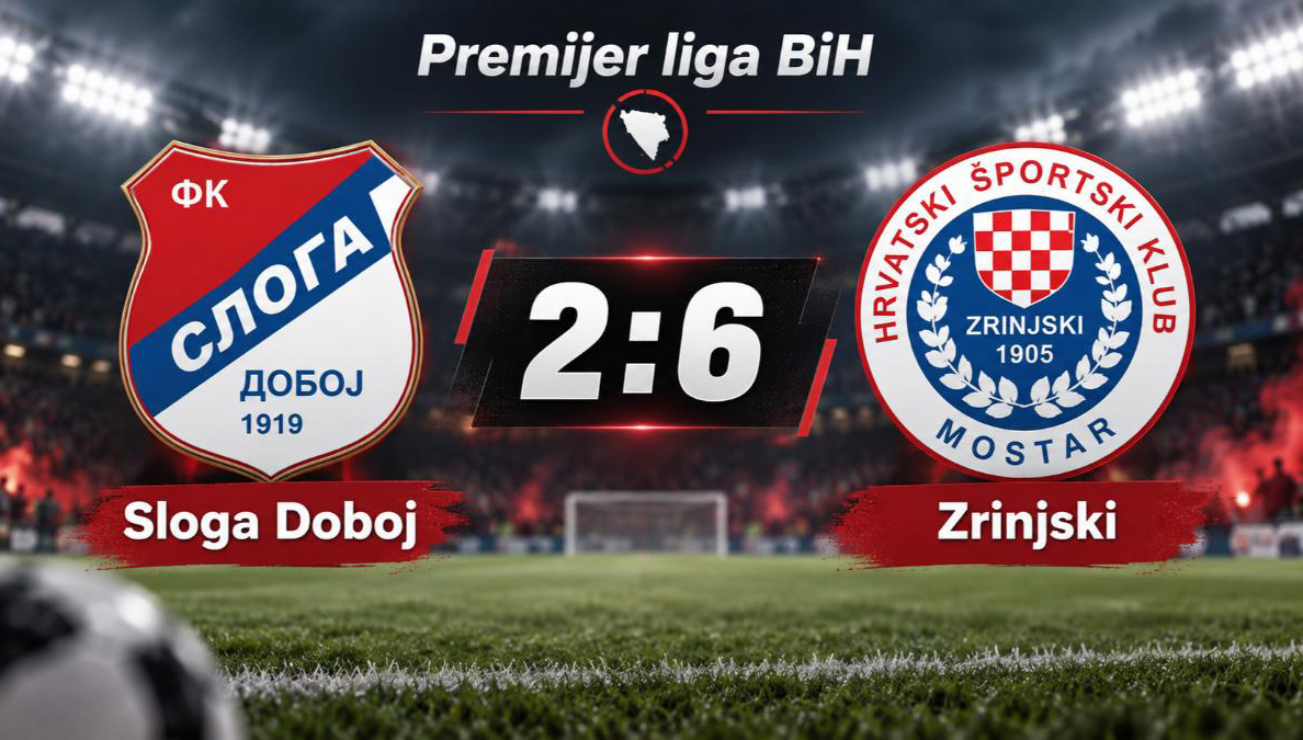 SLOGA PRIMILA ŠEST GOLOVA OD ZRINJSKOG: Povratak na 2:3 nije spriječio težak poraz u Doboju