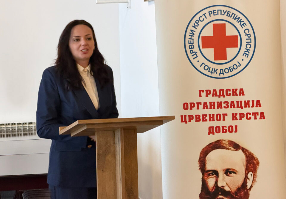 DOBOJ: Jasmina Bogdanović izabrana za predsjednika Gradskog Crvenog krsta u Doboju