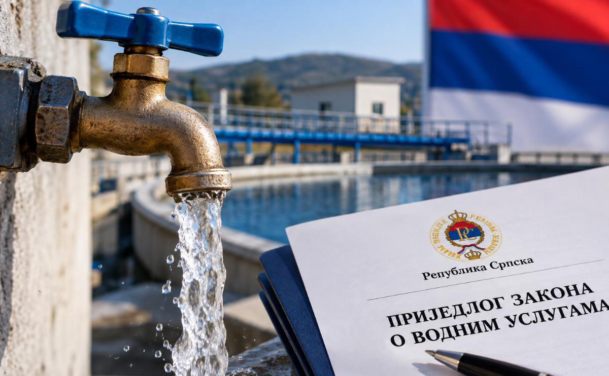 Republika Srpska dobija Agenciju za vodne usluge: Kontrola cijena vode i nova pravila za vodovode