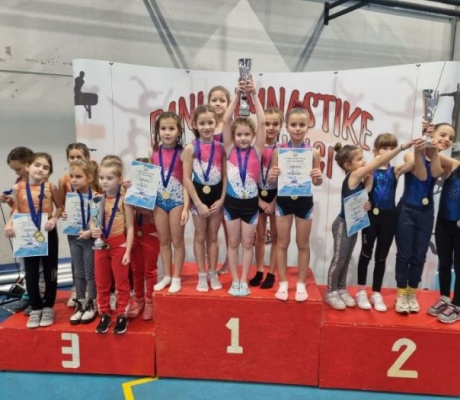 DOBOJ: Gimnastički klub "Olimp" ostvario zapažen rezultat u Banja Luci